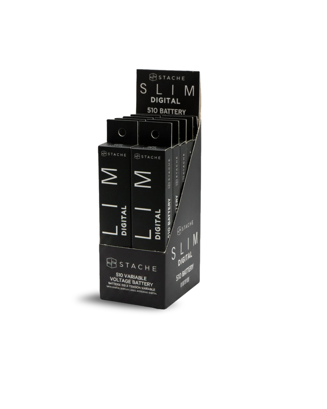 SLIM Digital Battery Display Case