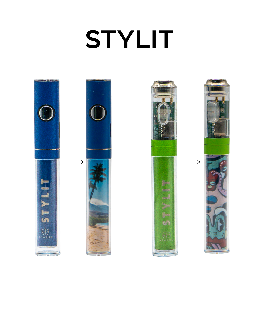 Stache STYLIT 510 Thread Customizable Battery